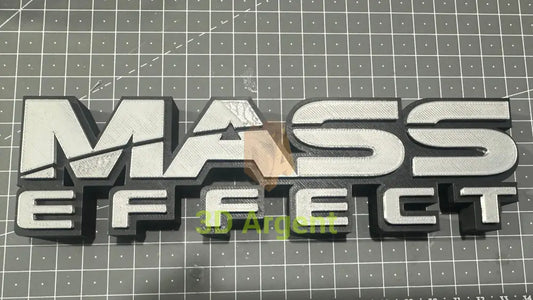 Mass Effect sign - 3D Printed Sign Stand Collectables:Science Fiction Collectables:Other Science Fiction Items