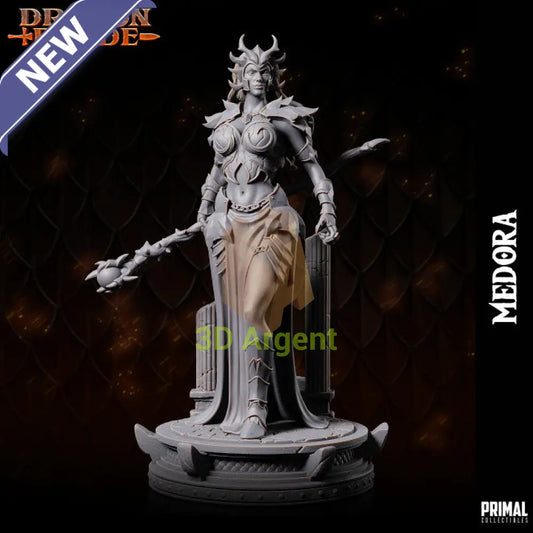 Medora Dragon Dark Queen – Dragonblade – Primal Collectibles Resin - Toys & Games:Wargames &