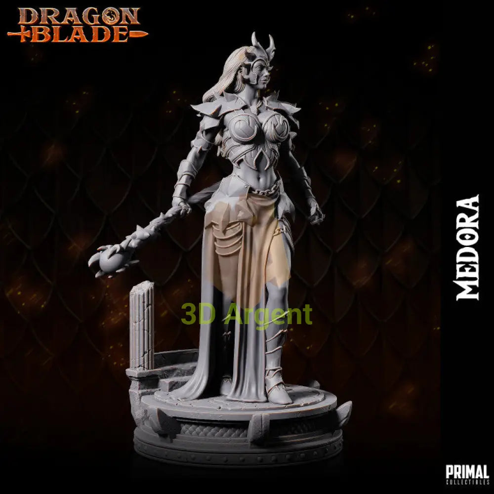 Medora Dragon Dark Queen – Dragonblade – Primal Collectibles Resin - Toys & Games:Wargames &