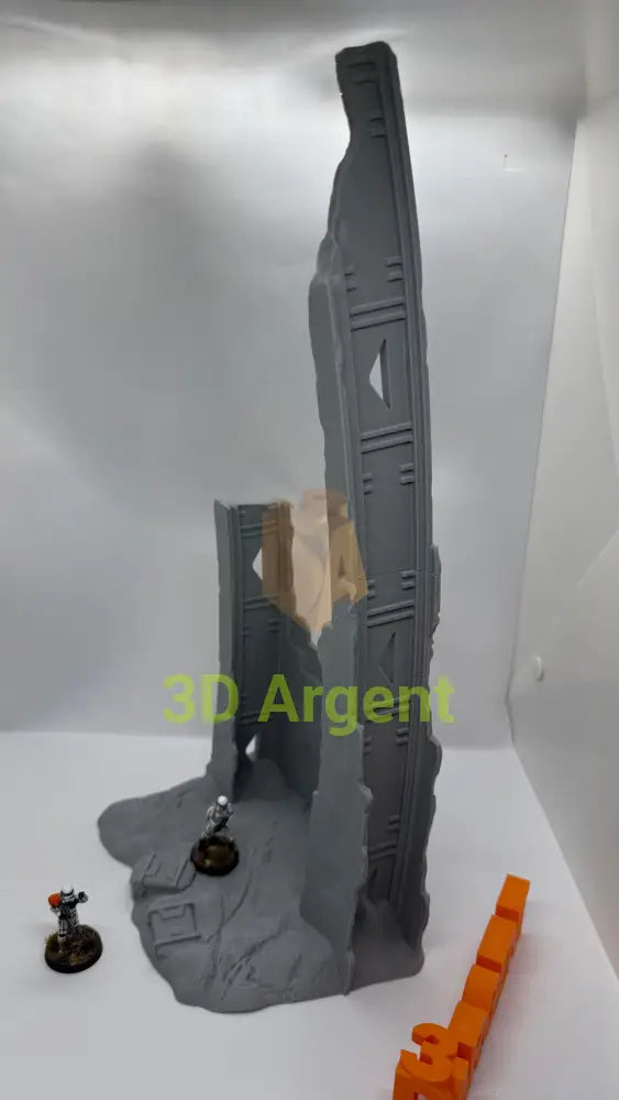 Metal Wreckage Terrain Set – 2 pieces | 28mm–32mm Sci-Fi Legion Miniature Scenery Toys & Games:Wargames &