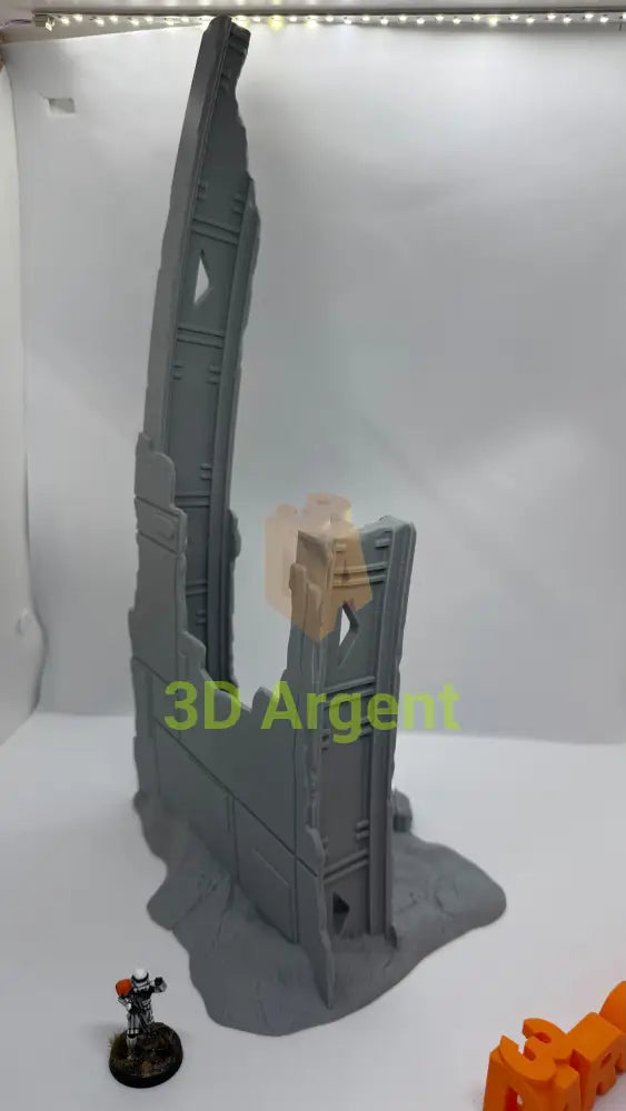 Metal Wreckage Terrain Set – 2 pieces | 28mm–32mm Sci-Fi Legion Miniature Scenery Toys & Games:Wargames &