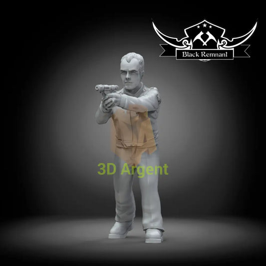 Michael Garibaldi Babylon 5 - Stargrave D&D 3D Printed Resin Miniatures Toys & Games:Wargames & Role-Playing:Star Wars