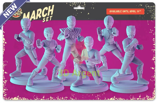Mighty Morphin Power Rangers Figures compatible D&D DragonLance Miniatures Pop Minis - All Figures - Toys &