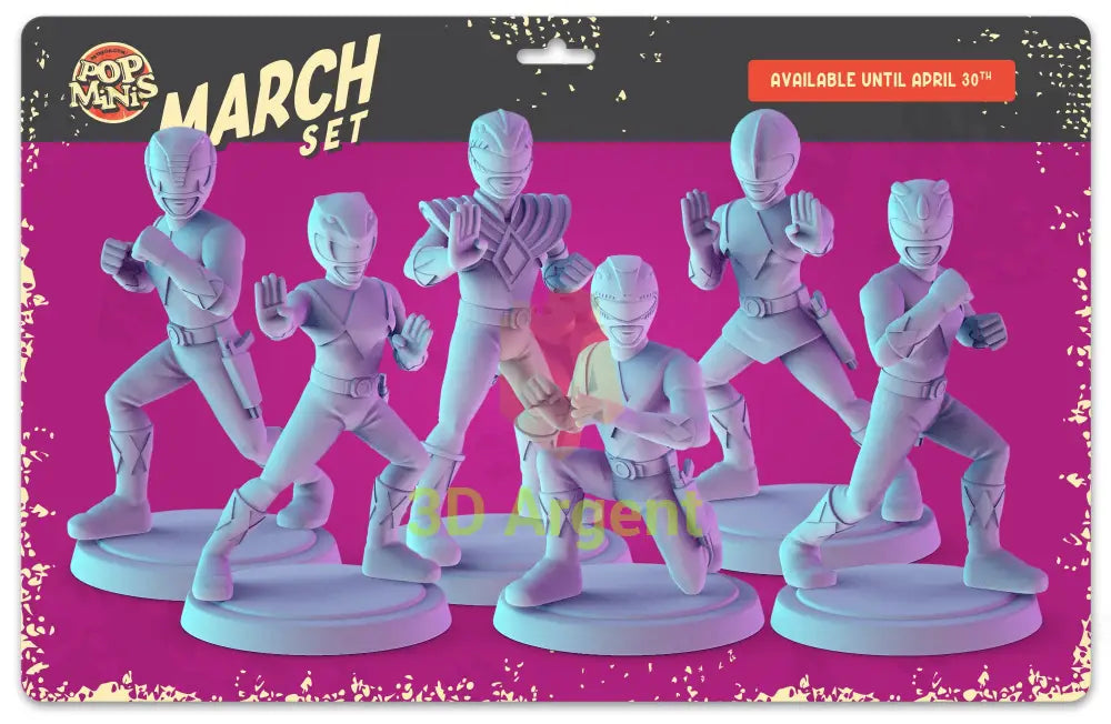 Mighty Morphin Power Rangers Figures compatible D&D DragonLance Miniatures Pop Minis - All Figures - Toys &