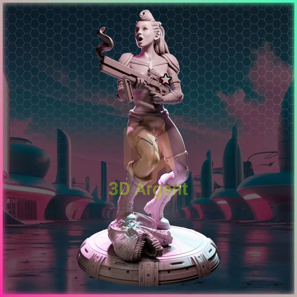 Mira Zenith – Ladies of Nuke City – Gilmorestudio 3D Printed Resin Miniature 32mm NSFW