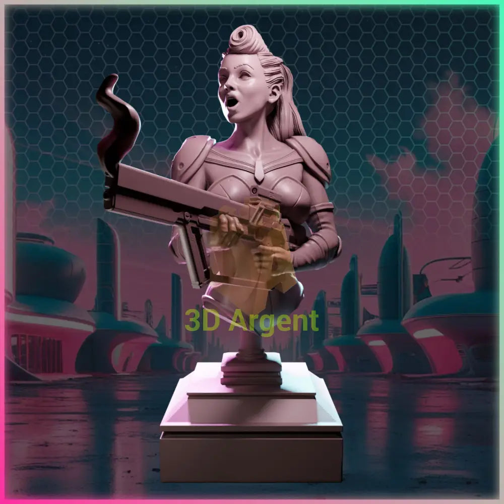 Mira Zenith – Ladies of Nuke City – Gilmorestudio 3D Printed Resin Miniature Bust SFW