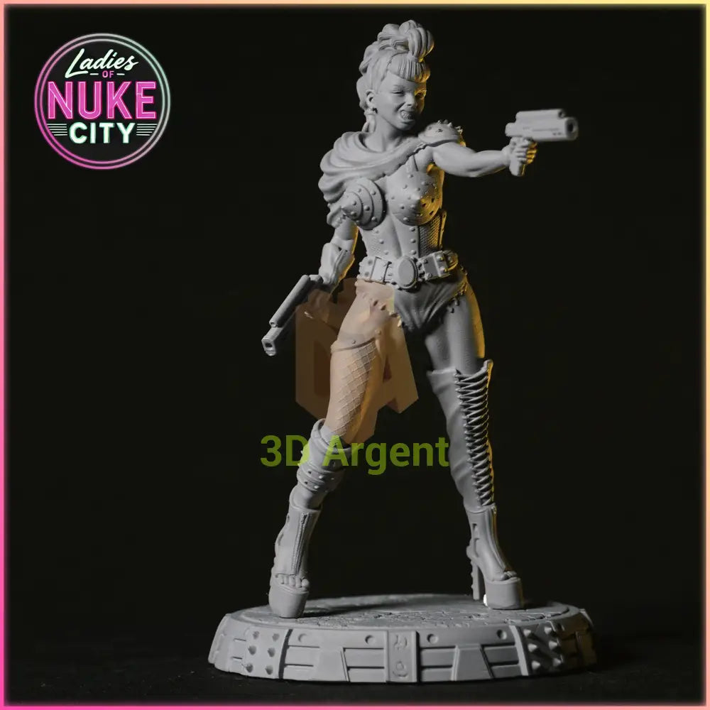 Morrigan Shot – Ladies of Nuke City – Gilmorestudio 3D Printed Resin Miniature