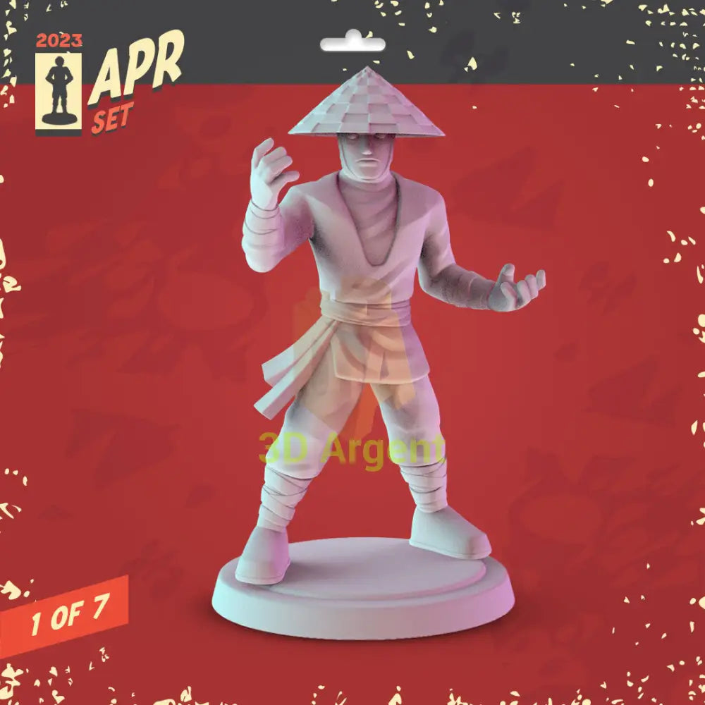 Mortal Kombat Figures compatible D&D DragonLance Miniatures Pop Minis - 7 Raiden - Toys & Games:Wargames &