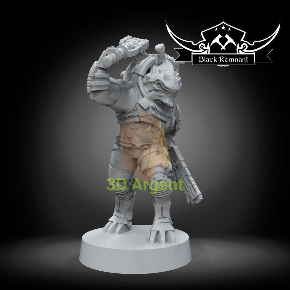 Nakmor Drack Mass Effect - Stargrave D&D 3D Printed Resin Miniatures Toys & Games:Wargames & Role-Playing:Star Wars