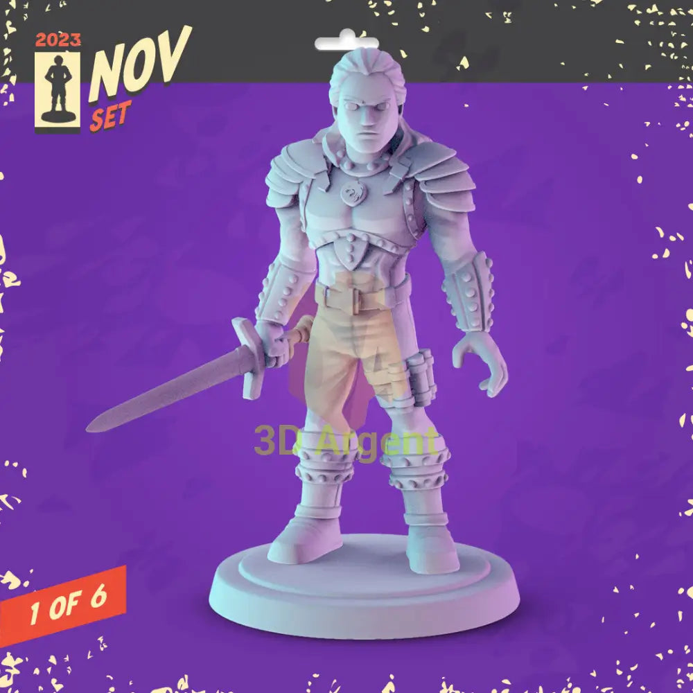 Netflix Icons Figures compatible D&D DragonLance Miniatures Pop Minis - 1 Geralt of Rivia - Toys & Games:Wargames &