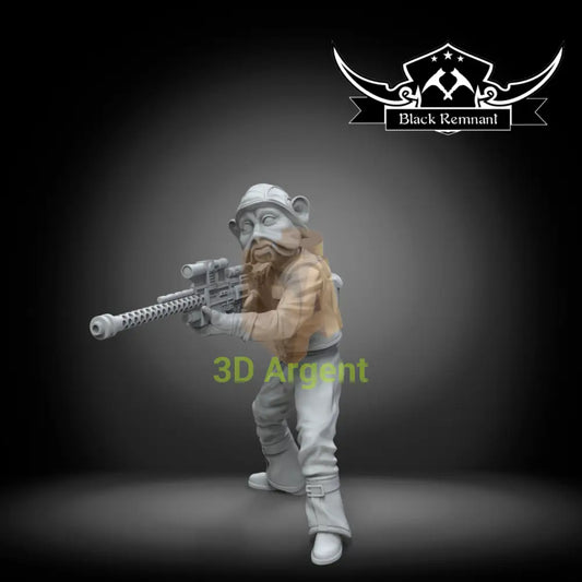 Nien Nunb - Star Wars Legion compatible 3D Printed Resin Miniatures Toys & Games:Wargames & Role-Playing:Star Wars