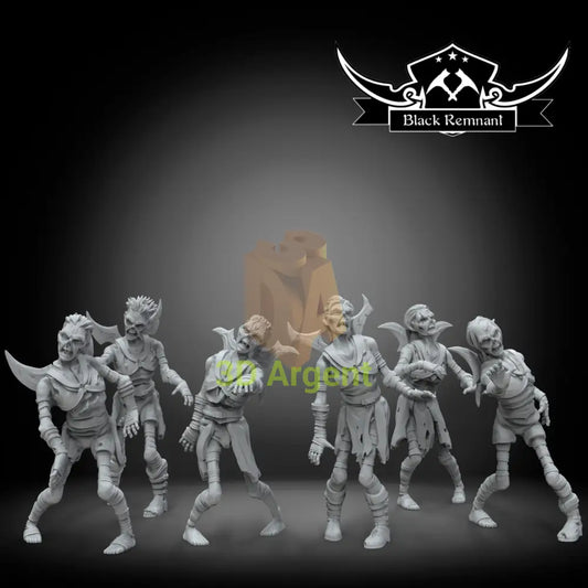 NightSister Zombies 6x Star Wars Legion compatible 3D Resin Miniatures Toys & Games:Wargames & Role-Playing:Star Wars