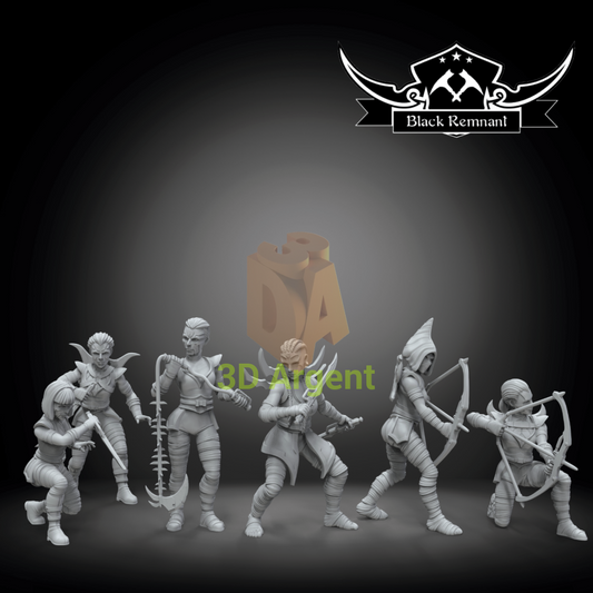 NightSisters 6x Star Wars Legion compatible 3D Resin Miniatures Toys & Games:Wargames & Role-Playing:Star Wars