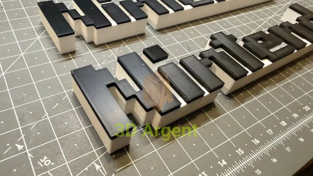 Nintendo 8 Bit Logo Sign Stand 3D Printed Multi Colour Retro Gaming Display Decor Video Games & Consoles:Video Game