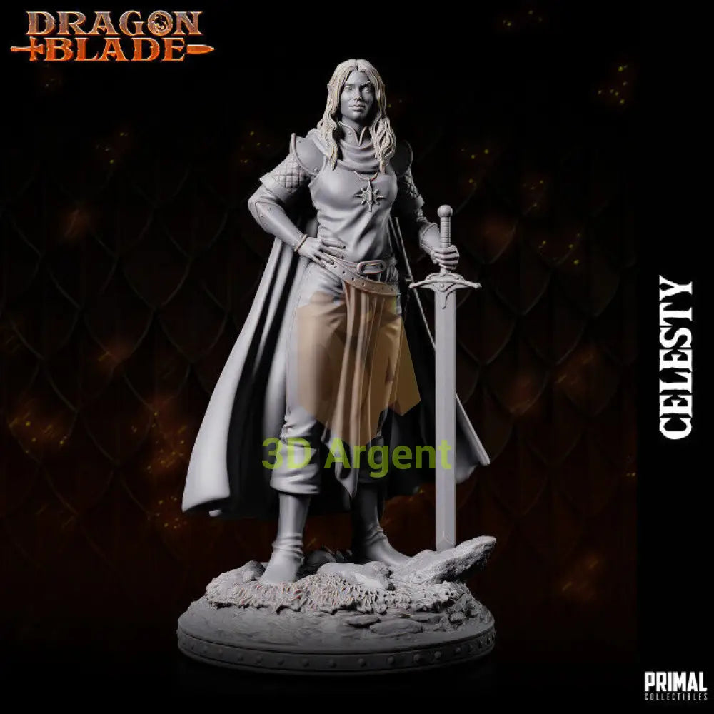 Noble princess - Celesty - Fantasy compatible D&D DragonLance Miniatures Primal 32mm Toys & Games:Wargames &