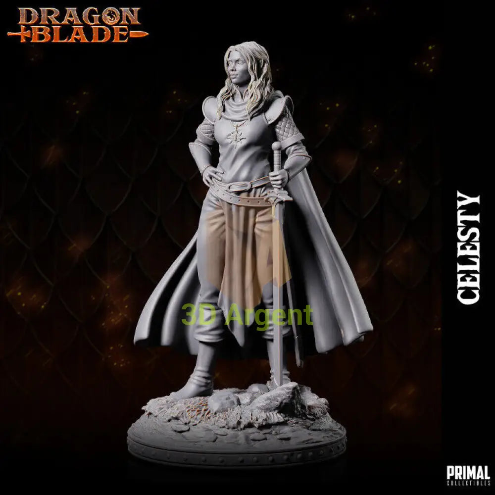Noble princess - Celesty - Fantasy compatible D&D DragonLance Miniatures Primal Toys & Games:Wargames &