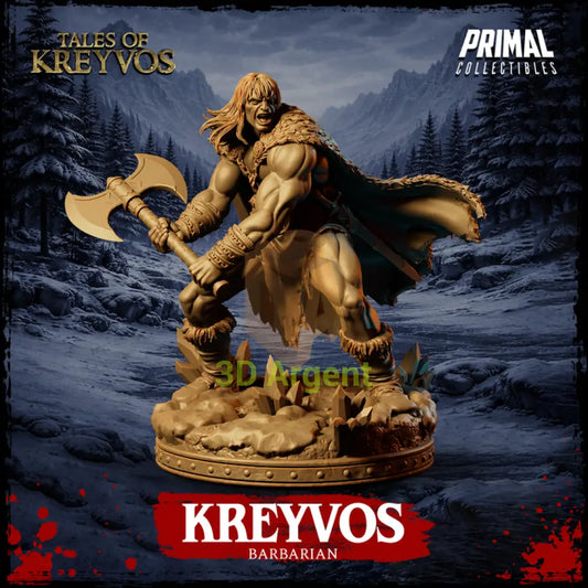 Northman - Kreyvos - Fantasy compatible D&D DragonLance Miniatures Primal