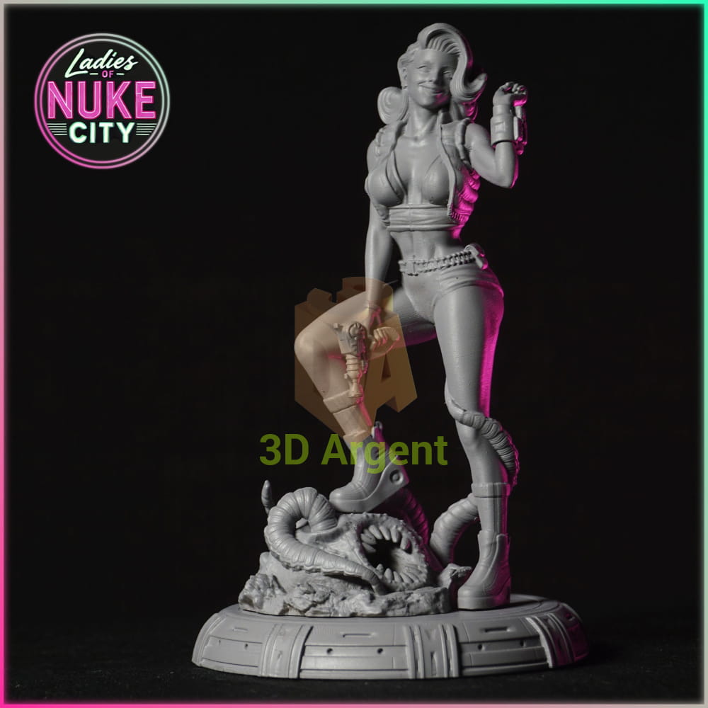Nova Solstice – Ladies of Nuke City – Gilmorestudio 3D Printed Resin Miniature