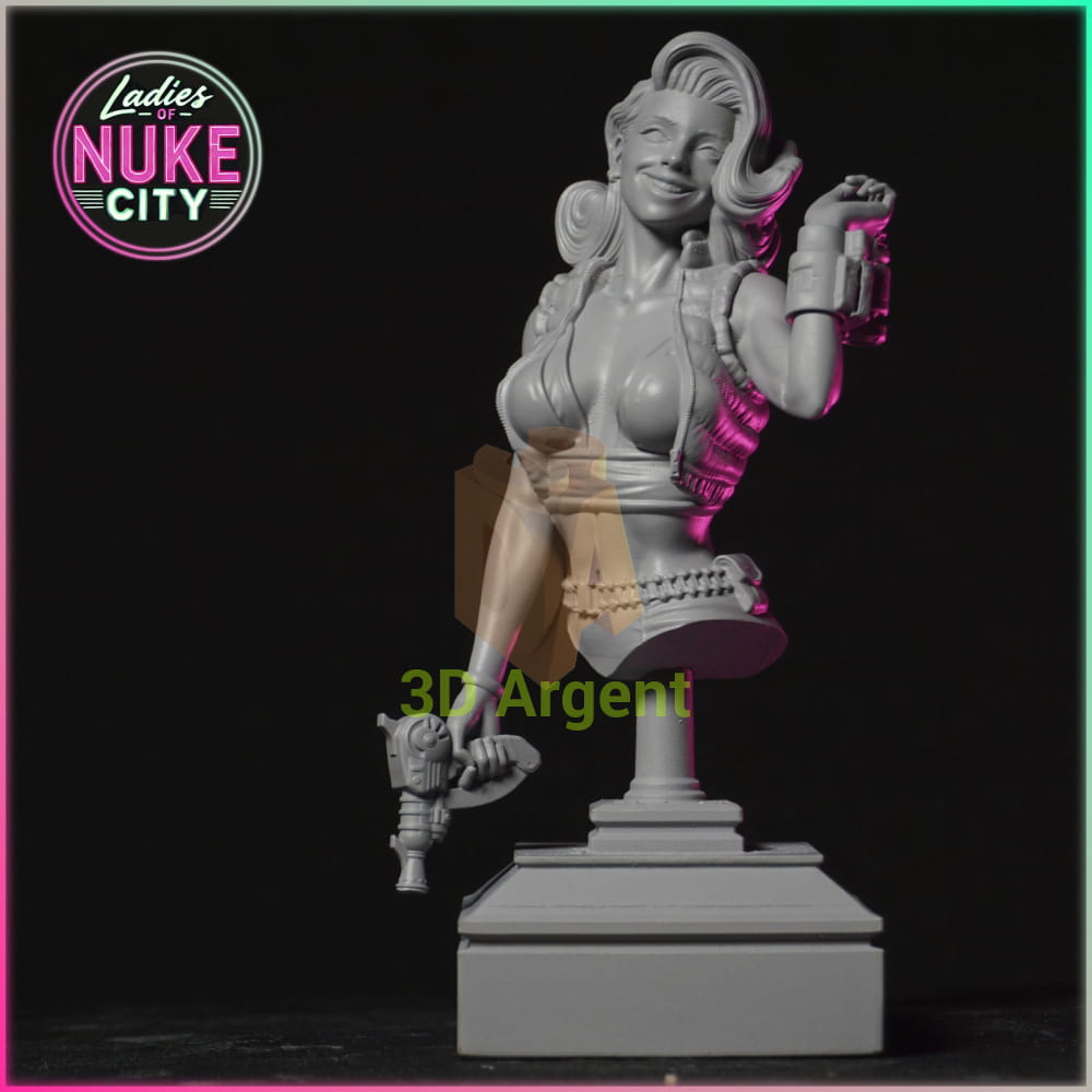 Nova Solstice – Ladies of Nuke City – Gilmorestudio 3D Printed Resin Miniature