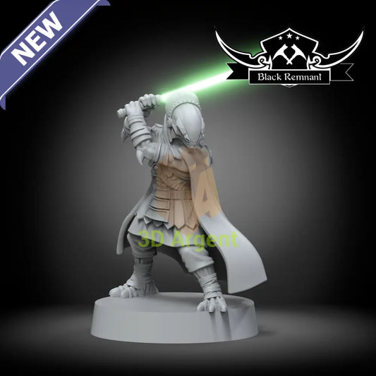 Odan-Urr Star Wars Old Republic Jedi Black Remnant 3D Printed Resin Miniature
