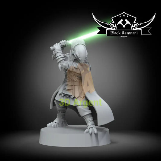 Odan-Urr Star Wars Old Republic Jedi Black Remnant 3D Printed Resin Miniature