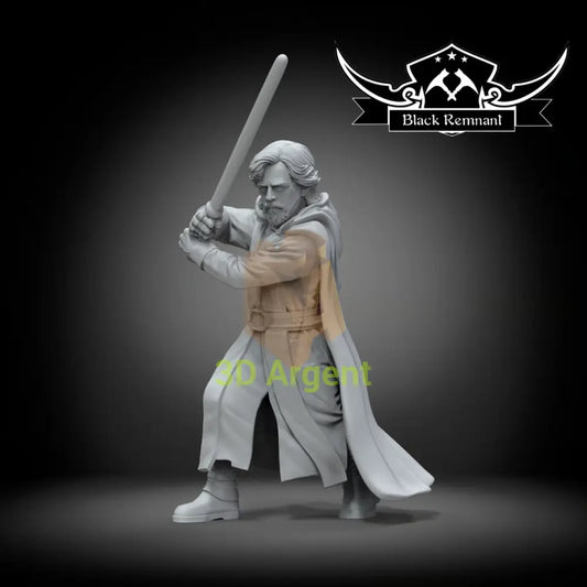 Old Luke Skywalker – Star Wars Legion Scale 3D Printed Resin Miniature Toys & Games:Wargames & Role-Playing:Star Wars