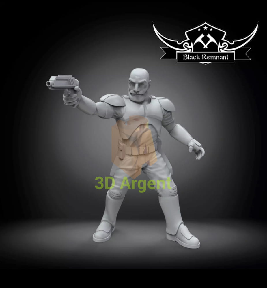 Old Rex- Star Wars Legion compatible 3D Printed Resin Miniatures Toys & Games:Wargames & Role-Playing:Star Wars