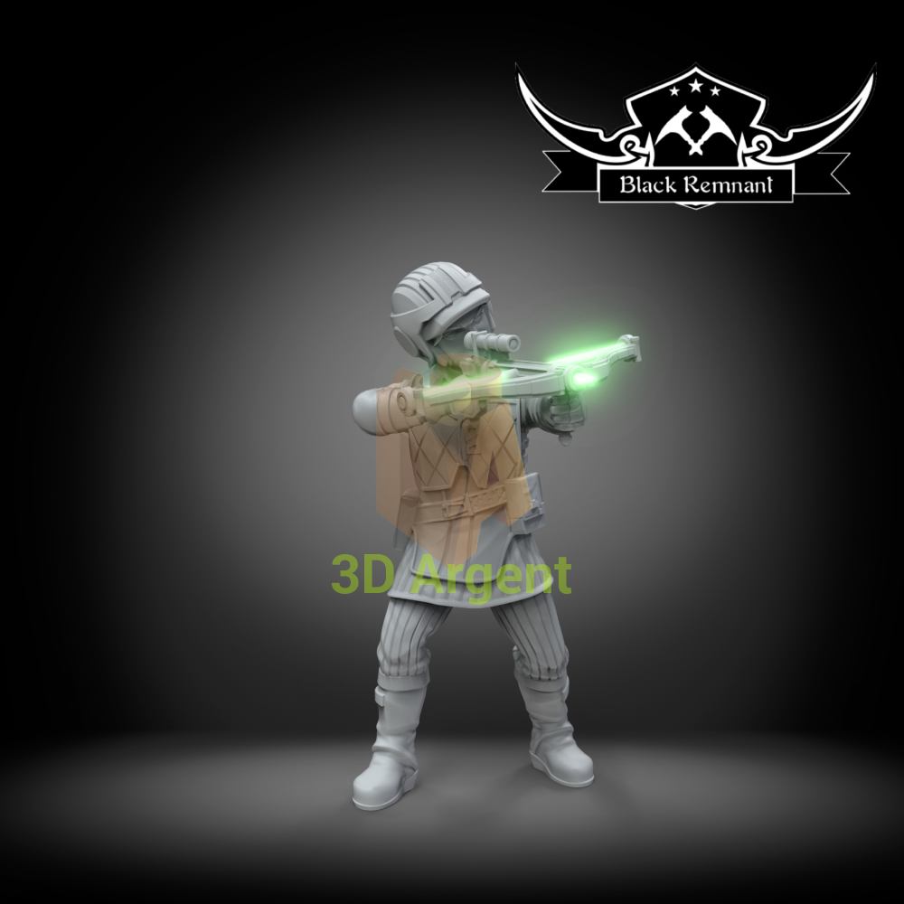 Omega (Season 3) – Star Wars Legion Scale 3D Printed Resin Miniature Toys & Games:Wargames & Role-Playing:Star Wars