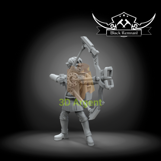 Omega with Bow - Star Wars Legion compatible 3D Printed Resin Miniatures Toys & Games:Wargames & Role-Playing:Star Wars