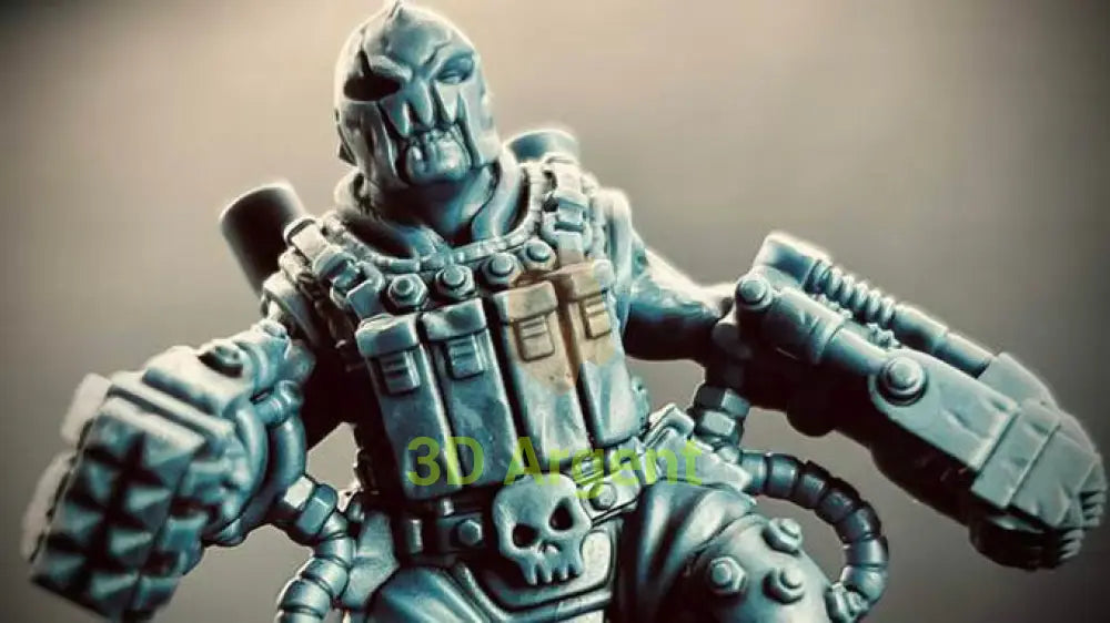 Orc Spec-Ops – David Sheff Models – 3D Printed Resin Miniatures – Sci-Fi 28mm Heroic Scale Toys & Games:Wargames &