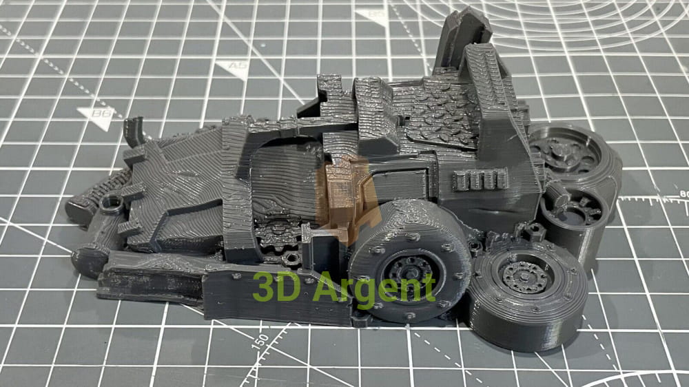 Ork Orruk Barricade Terrain 28mm Miniature Tabletop 3D Printed Toys & Games:Wargames & Role-Playing:Scenery Props &
