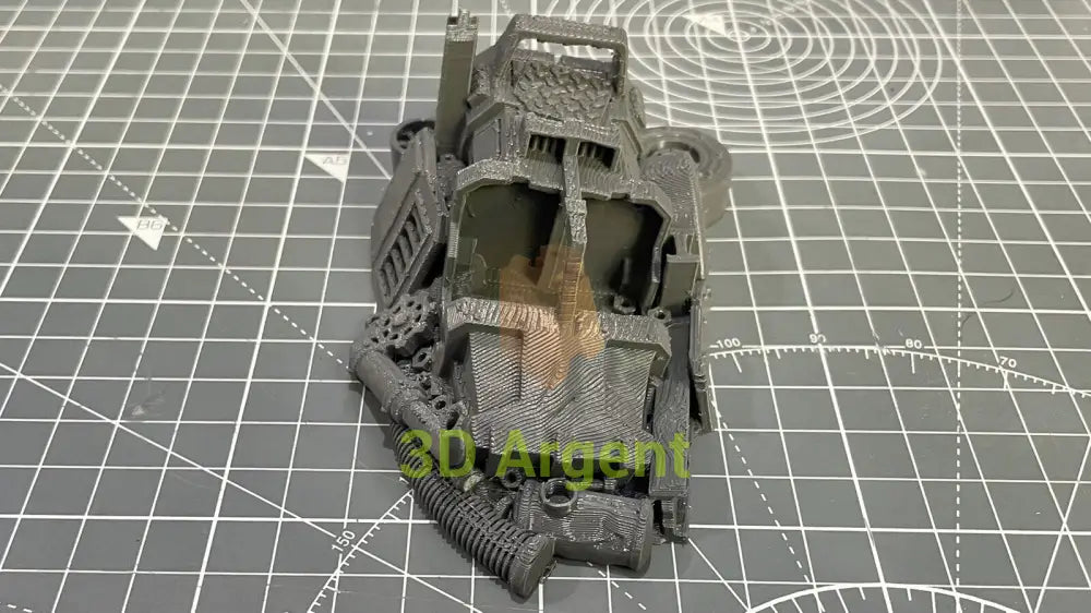 Ork Orruk Barricade Terrain 28mm Miniature Tabletop 3D Printed Toys & Games:Wargames & Role-Playing:Scenery Props &