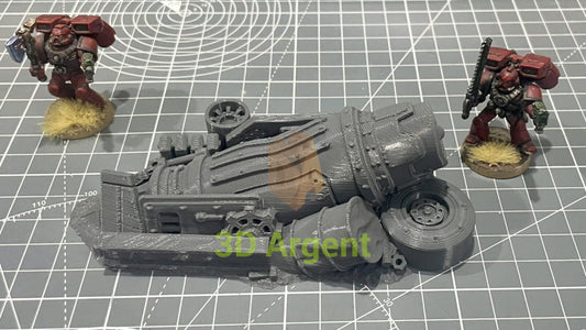 Ork Orruk Barricade Terrain v 28mm Miniature tabletop gaming 3D Printed Toys & Games:Wargames & Role-Playing:Scenery