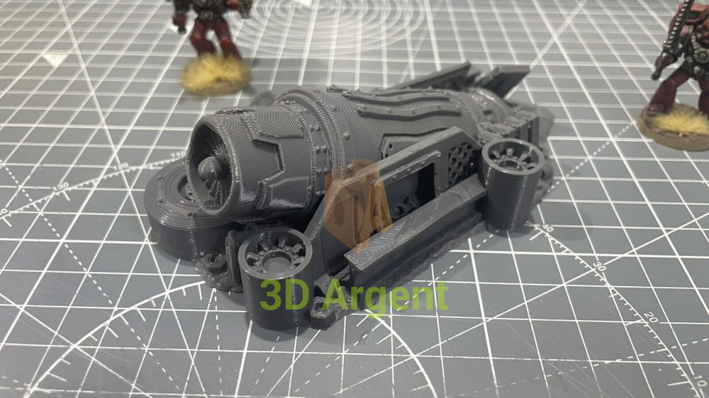 Ork Orruk Barricade Terrain v 28mm Miniature tabletop gaming 3D Printed Toys & Games:Wargames & Role-Playing:Scenery