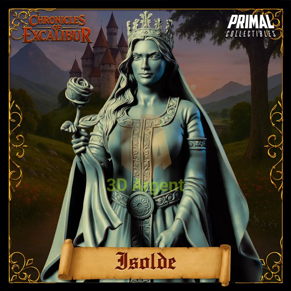 Princess Isolde - Fantasy compatible D&D DragonLance Miniatures Primal