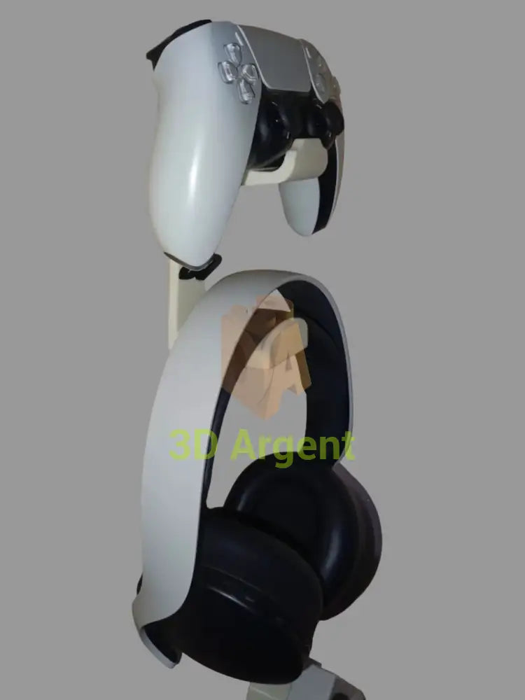 3D Printed PS5 DualSense Controller & Headphone Wall Mount | 2-in-1 Gaming Organiser