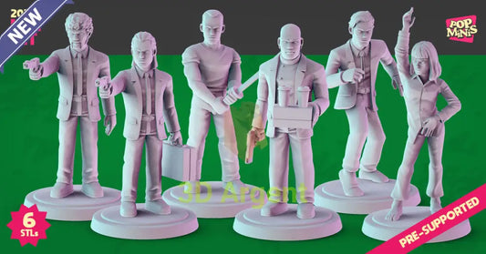 Pulp Fiction Figures compatible D&D DragonLance Miniatures Pop Minis - All Figures - Toys & Games:Wargames &