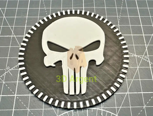 Punisher Skull logo Marvel - 3D Printed Sign Stand Collectables:Science Fiction Collectables:Other Science Fiction Items