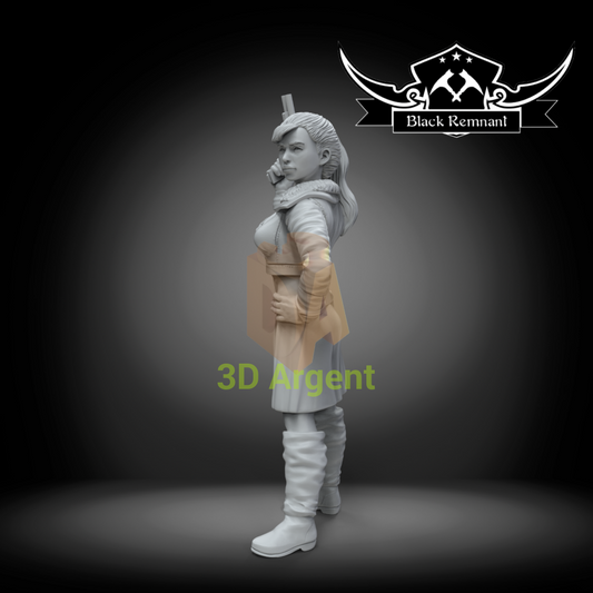 Qi’Ra Crimson Leader - Star Wars Legion compatible 3D Printed Resin Miniatures Toys & Games:Wargames &