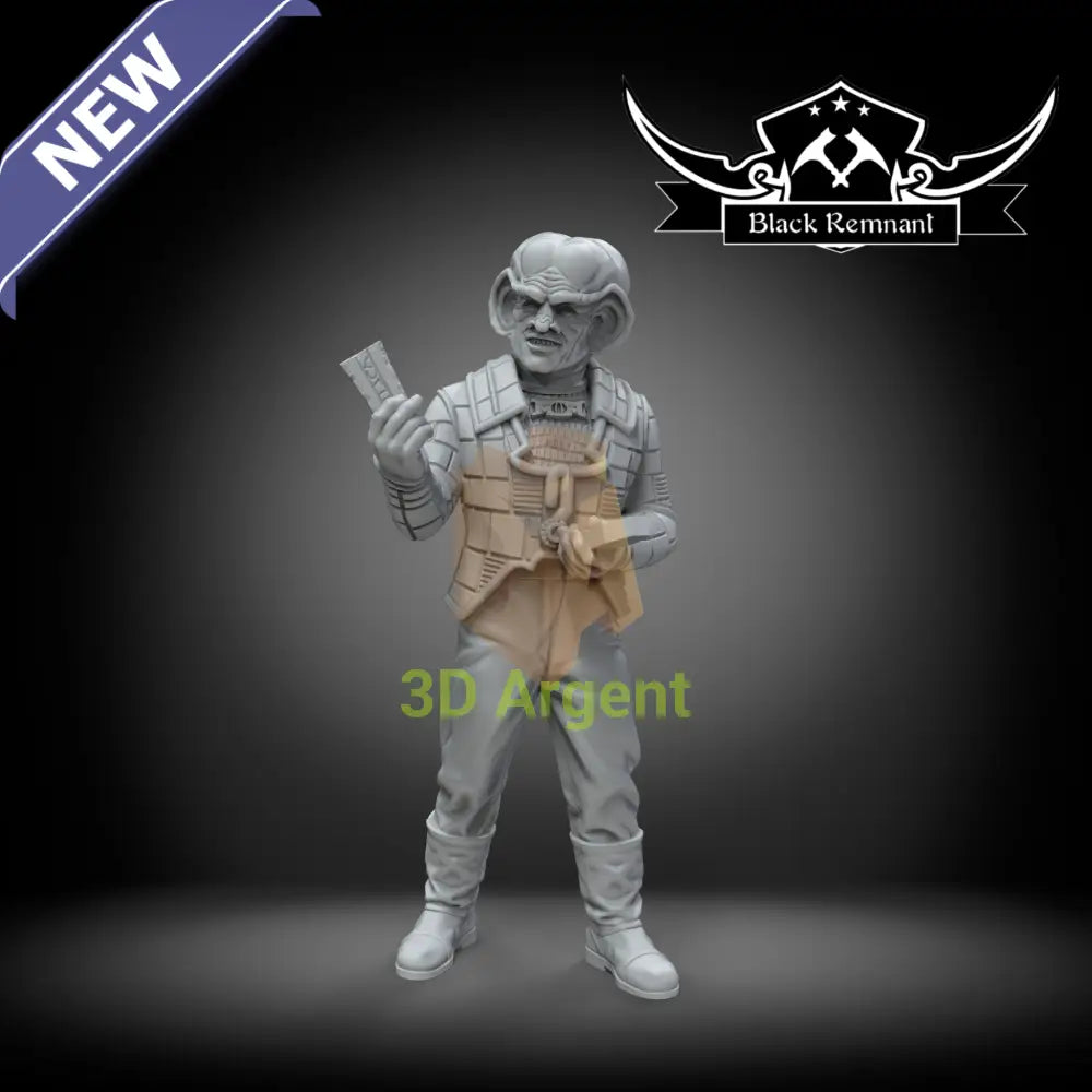 Quark – Star Trek – Black Remnant 3D Printed Resin Miniature