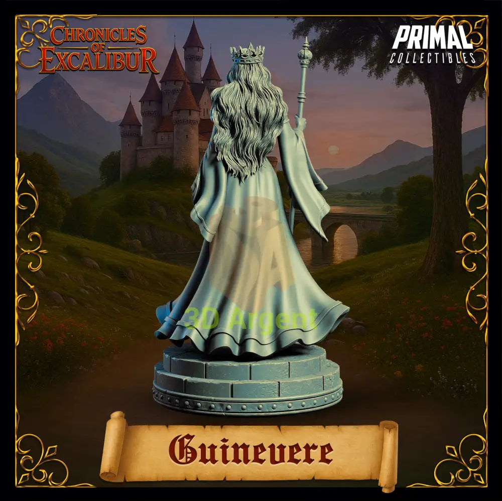 Queen Guinevere - Fantasy compatible D&D DragonLance Miniatures Primal