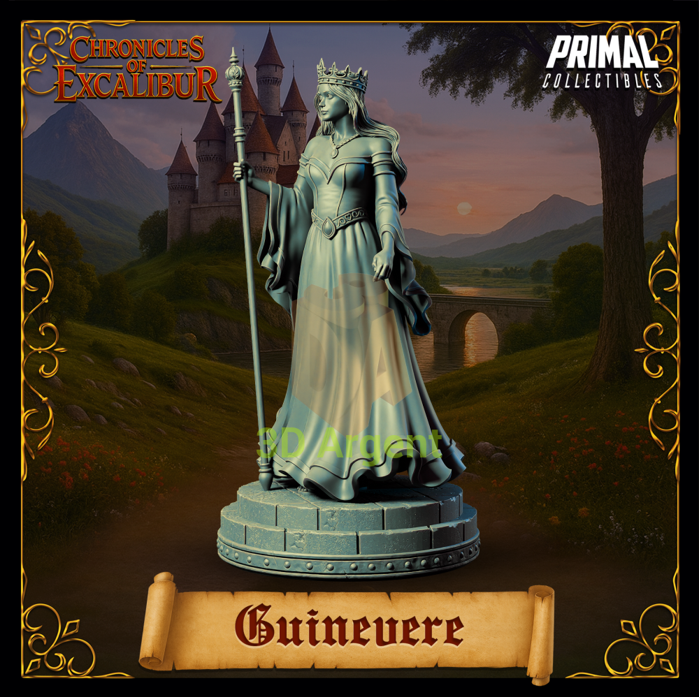 Queen Guinevere - Fantasy compatible D&D DragonLance Miniatures Primal