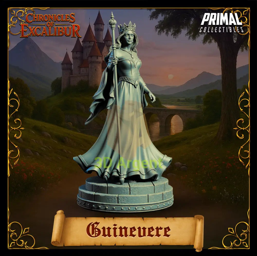 Queen Guinevere - Fantasy compatible D&D DragonLance Miniatures Primal