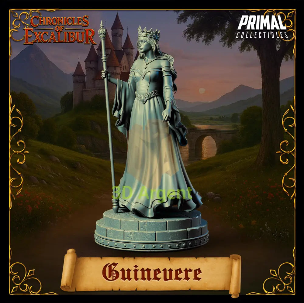 Queen Guinevere - Fantasy compatible D&D DragonLance Miniatures Primal