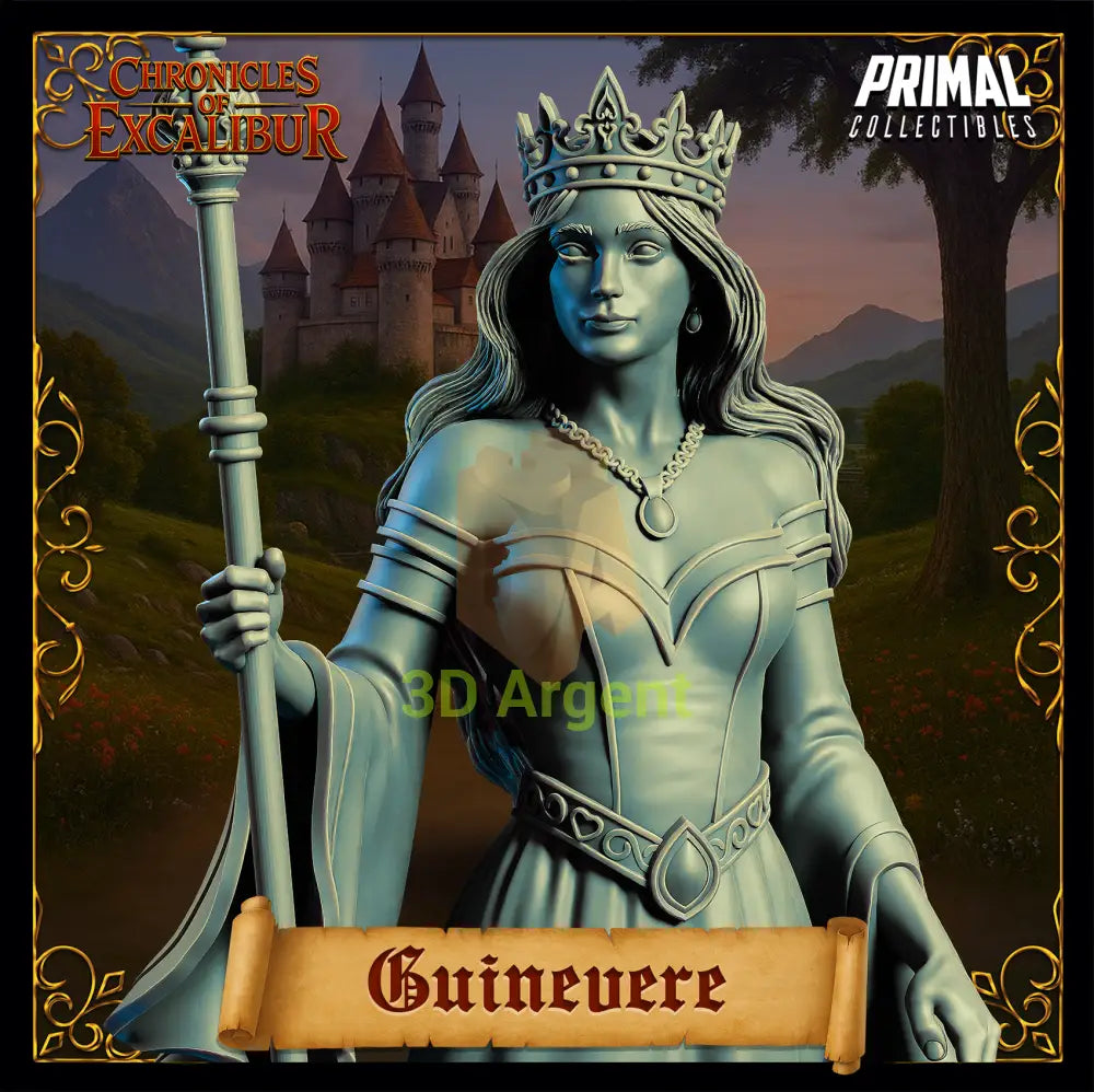 Queen Guinevere - Fantasy compatible D&D DragonLance Miniatures Primal