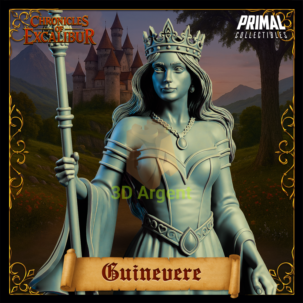 Queen Guinevere - Fantasy compatible D&D DragonLance Miniatures Primal