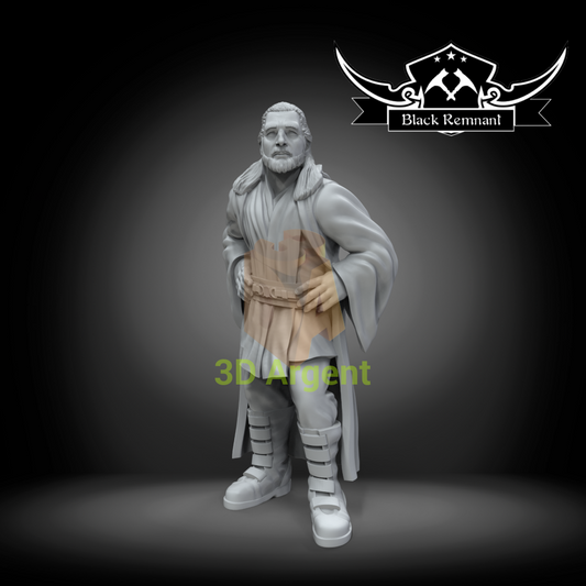 Qui Gon Jinn Phantom Menace - Star Wars Legion compatible 3D Printed Resin Miniatures Toys & Games:Wargames &
