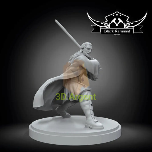 Qui Gon Jinn - Star Wars Shatterpoint compatible 3D Resin Miniatures Toys & Games:Wargames & Role-Playing:Star Wars