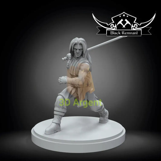 Quinlan Vos - Star Wars Shatterpoint compatible 3D Resin Miniatures Toys & Games:Wargames & Role-Playing:Star Wars