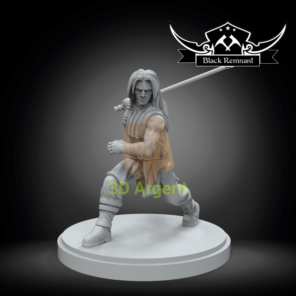 Quinlan Vos - Star Wars Shatterpoint compatible 3D Resin Miniatures Toys & Games:Wargames & Role-Playing:Star Wars